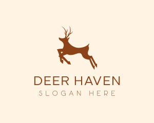 Deer - Wild Deer Animal logo design