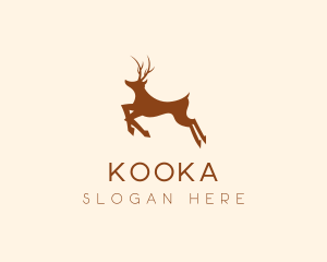 Wild Deer Animal logo design