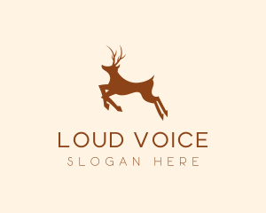 Wild Deer Animal logo design