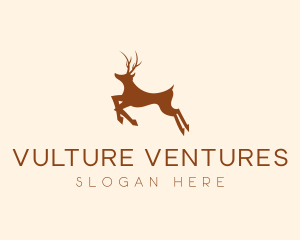 Wild Deer Animal logo design