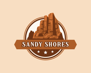 Dunes - Desert Canyon Mountain logo design