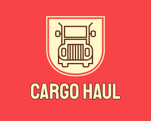 Trailer Truck Transport  logo design