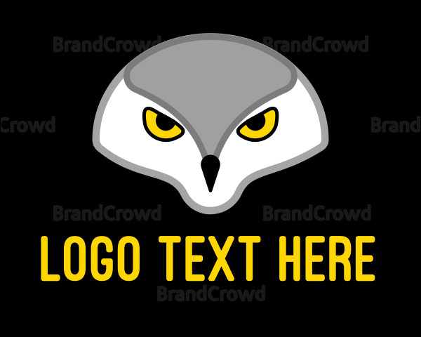 Wild Owl Head Logo