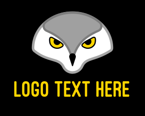 Wild Owl Head Logo