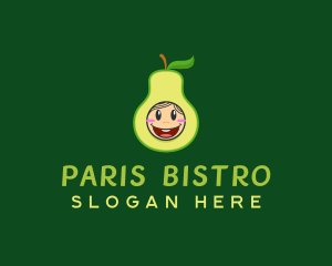  Cute Avocado Fruit logo design