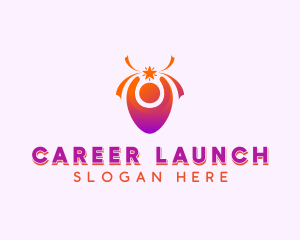 Business Career Leadership logo design