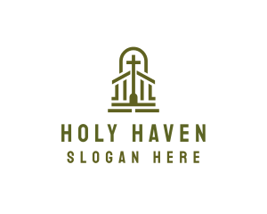 Vatican - Christian Church Chapel logo design