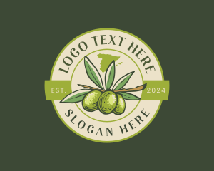 Map - Spain Olive Tree logo design