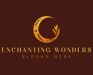 Magic - Magic Moon Floral logo design