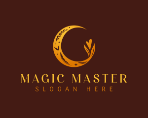 Magic Moon Floral logo design