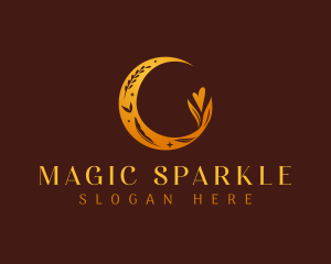 Magic Moon Floral logo design