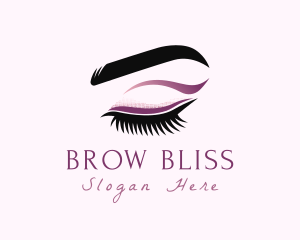 Eyebrow - Beauty Eyebrow Eyelashes logo design