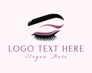 Beauty Eyebrow Eyelashes Logo