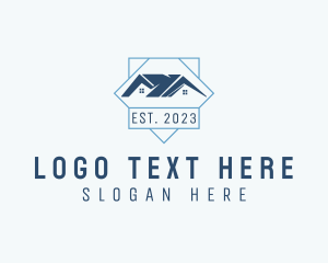 Emblem - Home Improvement Roof logo design
