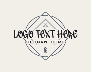 Skater - Tattoo Shop Artist logo design