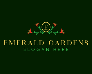 Floral Garden Lettermark logo design