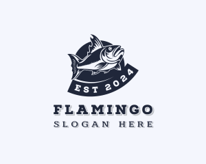 Marine Fishing Seafood Logo