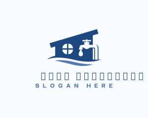Home Faucet Plumbing Logo