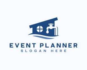 Plumbing - Home Faucet Plumbing logo design