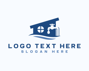 Window - Home Faucet Plumbing logo design