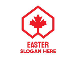 Ambassador - Red Canadian Maple Geometric logo design