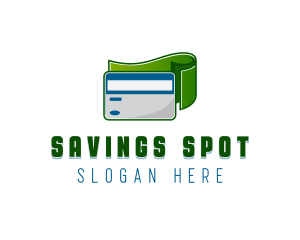 Credit Card Rebate Savings logo design