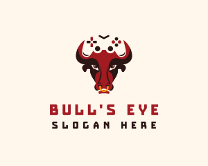 Bull Game Controller logo design