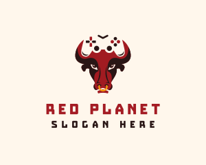 Bull Game Controller logo design