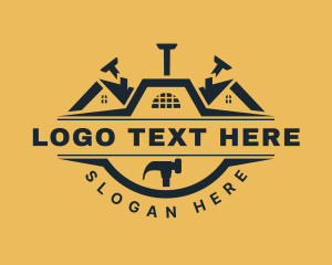 Hammer - Hammer Construction Roofing logo design