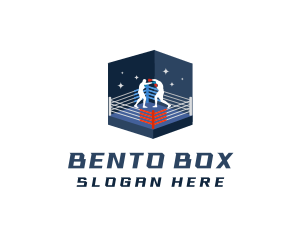 Sports Boxing Ring logo design