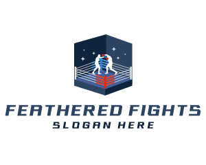 Sports Boxing Ring logo design