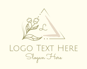 Flower Shop - Floral Fashion Boutique logo design