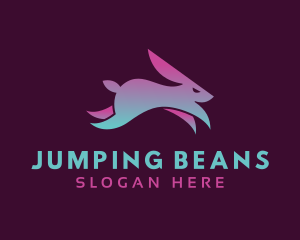 Bunny Hop Rabbit logo design