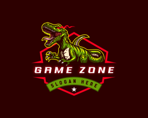 Fierce Velociraptor Gaming logo design