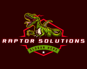 Fierce Velociraptor Gaming logo design