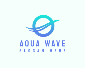 Water - Abstract Water Wave logo design
