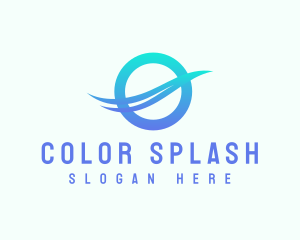 Abstract Water Wave logo design