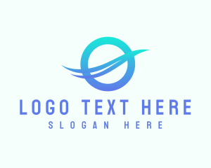 Geometric - Abstract Water Wave logo design