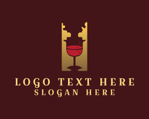 Strategist - Wine Bar Chess logo design