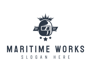 Industrial Welder Metalworks logo design