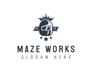 Industrial Welder Metalworks logo design