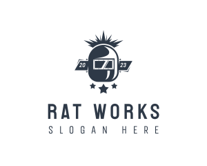 Industrial Welder Metalworks logo design