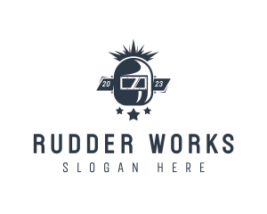 Industrial Welder Metalworks logo design