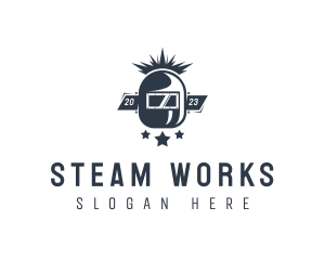 Industrial Welder Metalworks logo design