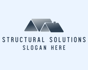 Structural - Roof Housing Architecture logo design