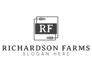 Organic Wheat Farm logo design