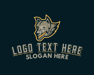 League - Wild Wolf Gamer logo design