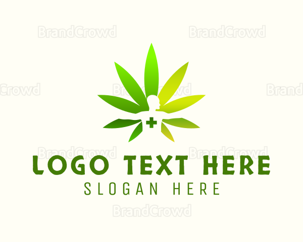 Medical Marijuana Man Logo