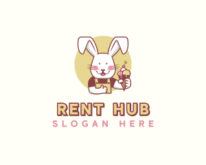 Bunny Rabbit Gelato Logo