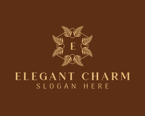 Elegant Garden Event logo design